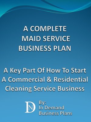 cover image of A Complete Maid Service Business Plan